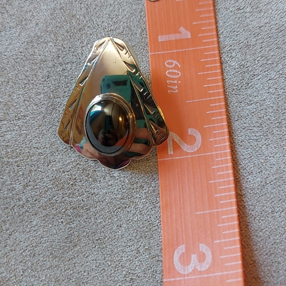 Classic QVC SW sterling & hematite earrings - Picture 3 of 5